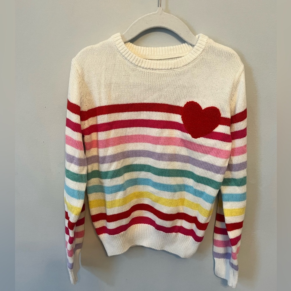 Little Sleepies Rainbow Striped Sweater